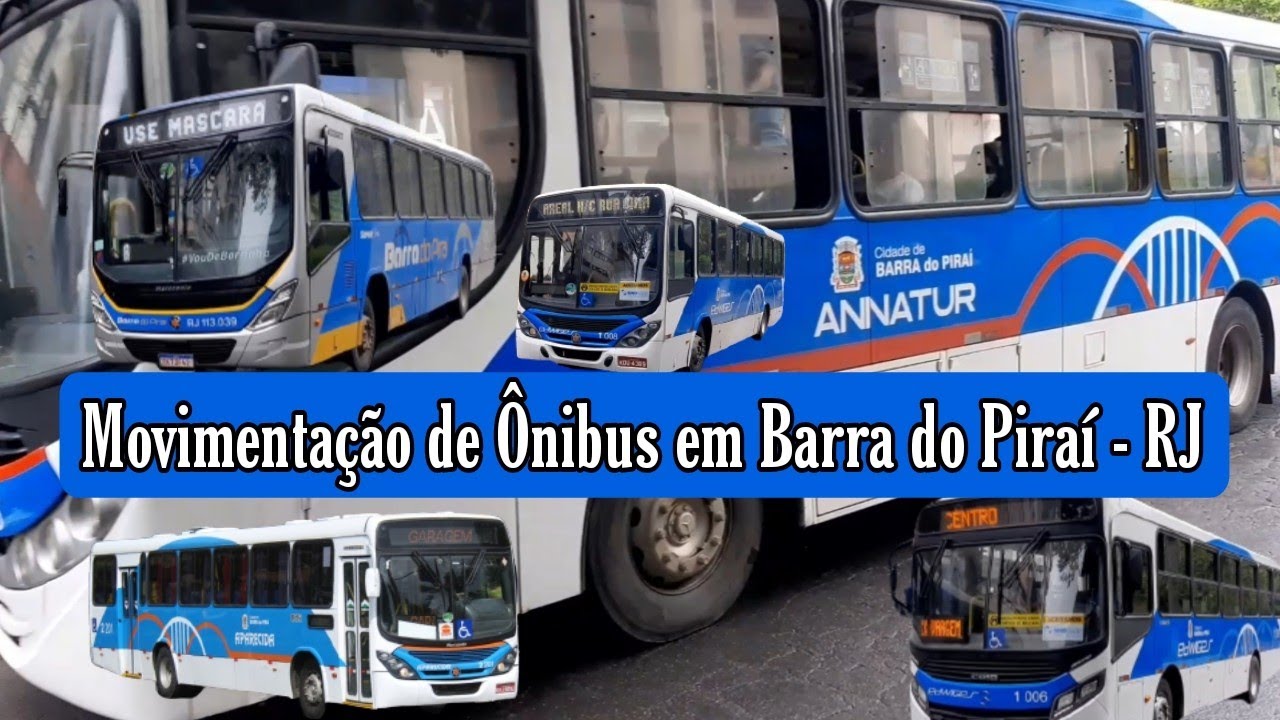 ✅Movimentação de Ônibus em Barra do Piraí - RJ  #1