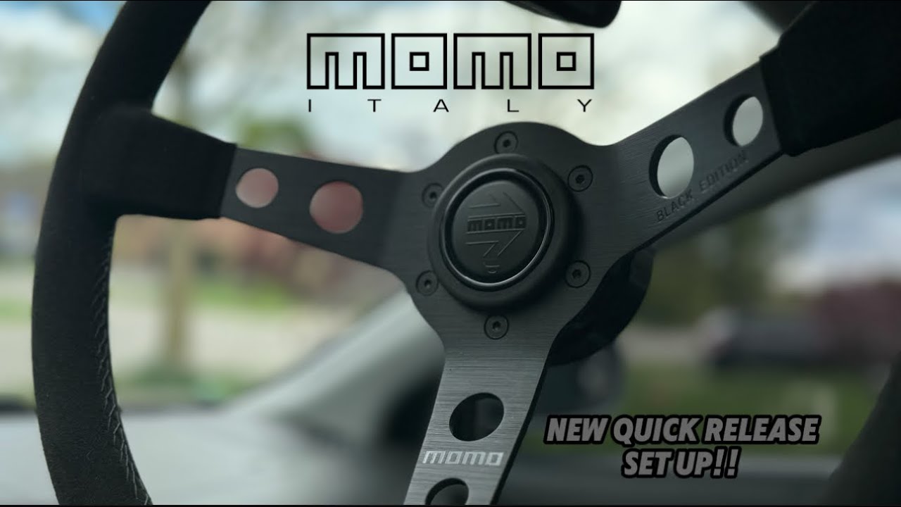 MOMO Prototipo Black Edition Quick Release Install (With working horn!) | 2002 RSX
