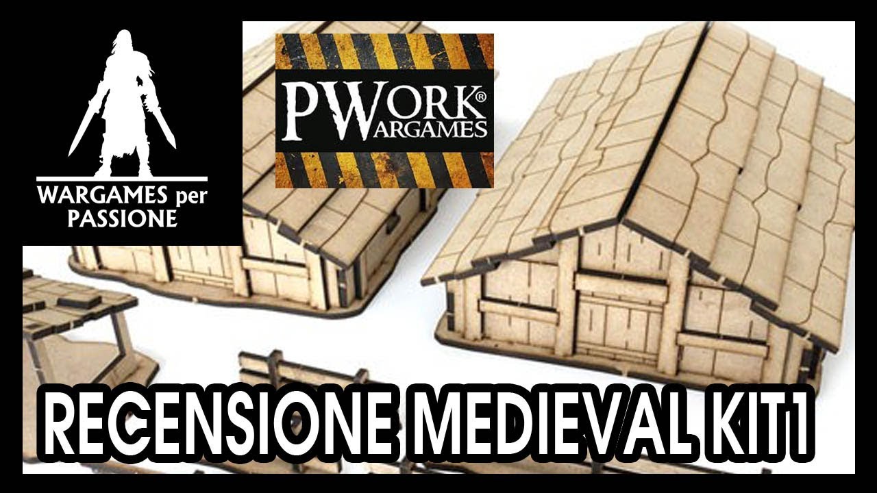 PWork Wargames: Medieval Building kit 01_ Review [ITA]