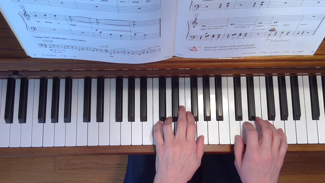 Grumpy Old Troll - Piano Adventures Level 1 Lesson Book