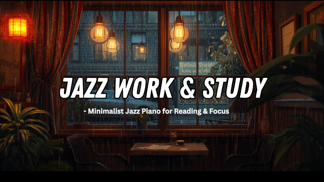 Vintage Paris Café: 4K Cozy Coffee Shop Ambience with Smooth Jazz acustic Music