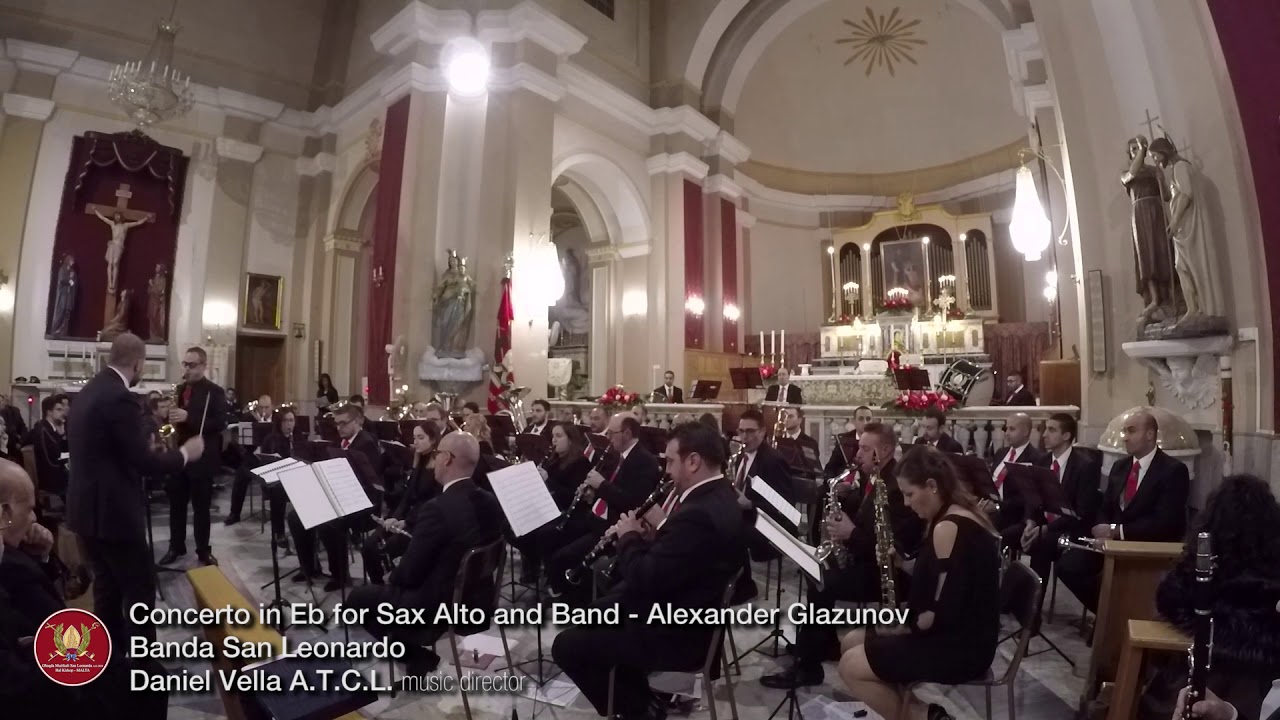 Concerto in Eb for Sax Alto and Band - Alexander Glazunov - Mascali 2018