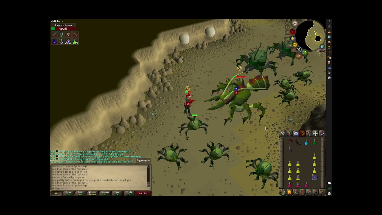 OSRS Kalphite Queen Kill 1 Defence Pure Guide (60 Attack)