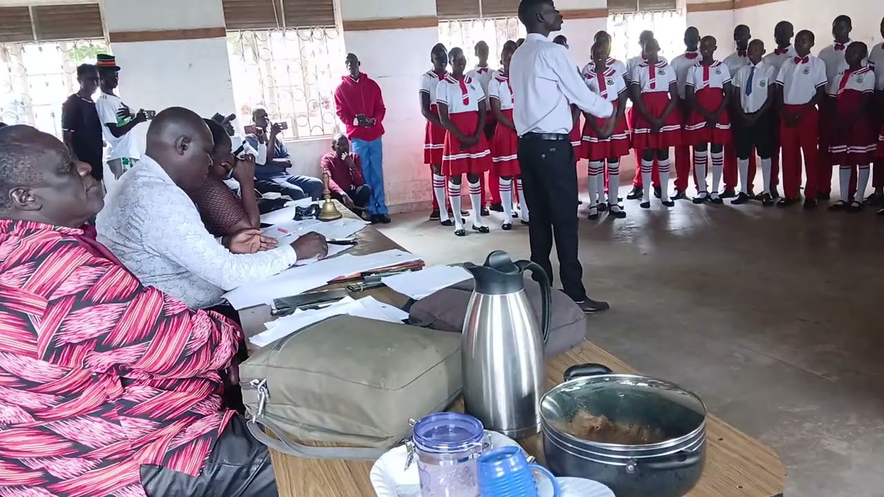Kasimeri primary school Moroto with setpiece based on the theme malaria must go 2025