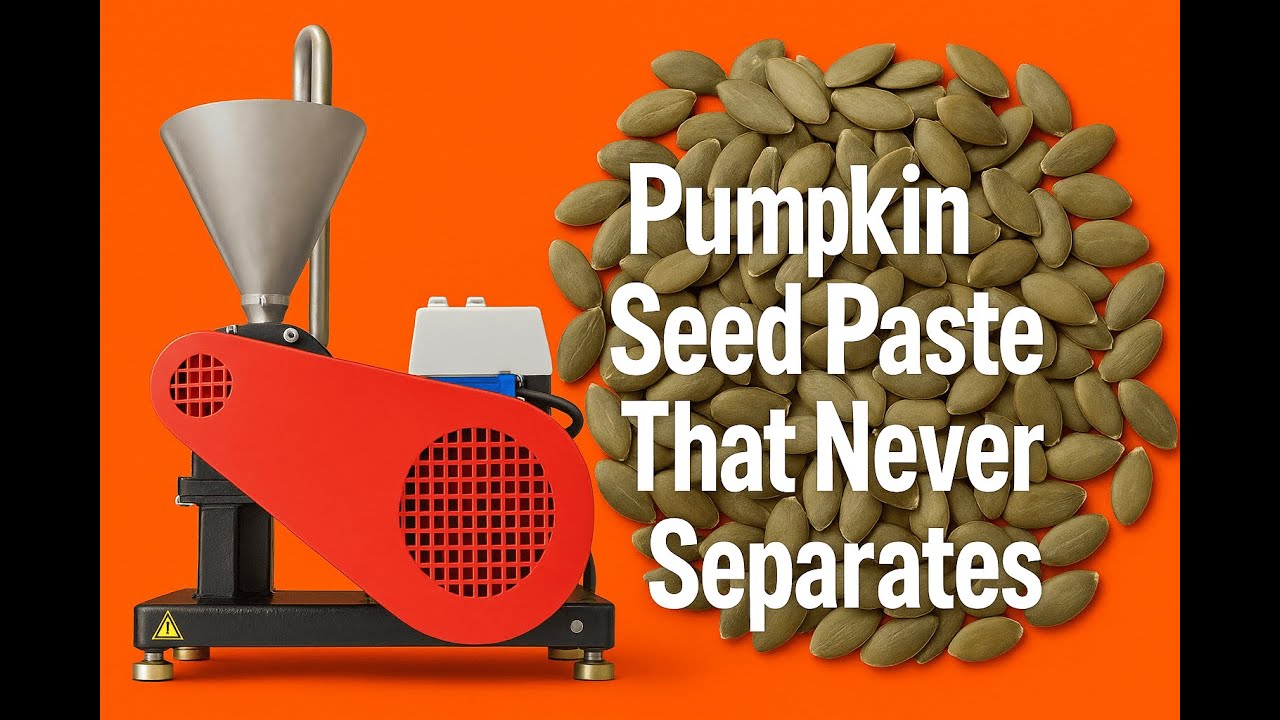 Pumpkin Paste Production with Colloid Mills | GlobeCore