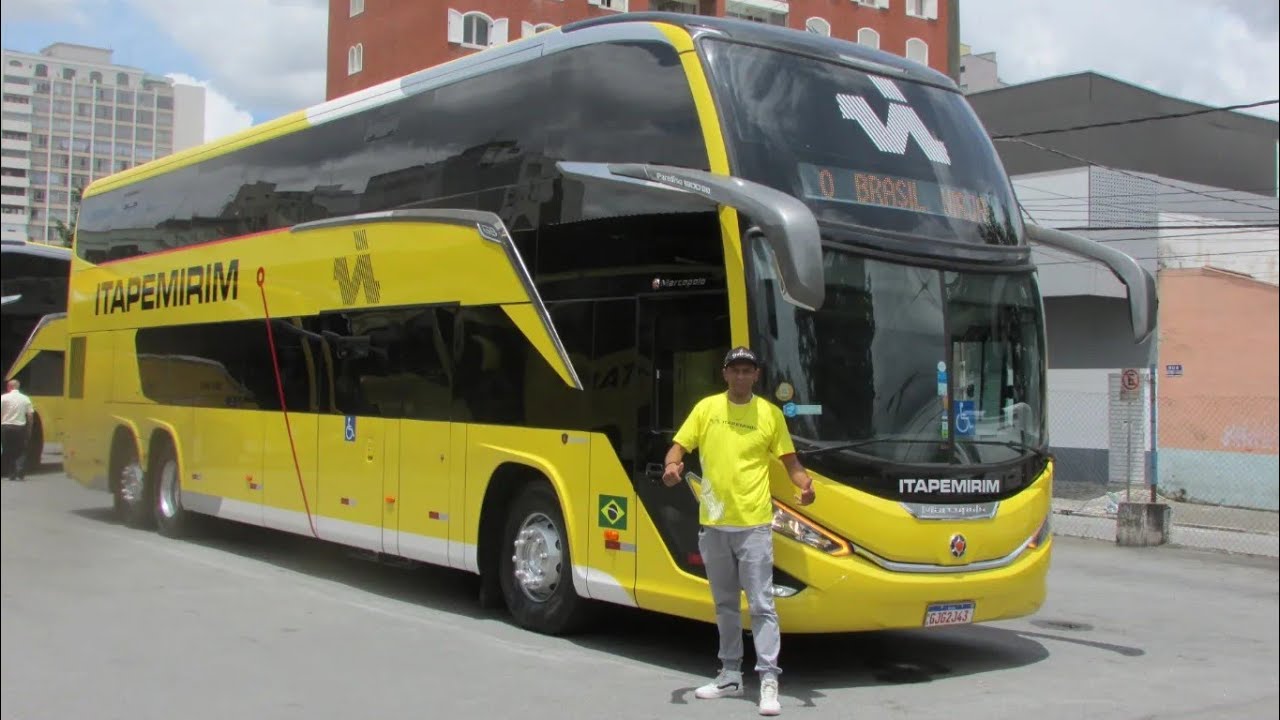 APRESENTAMOS a VOCÊ A NOVA ITAPEMIRIM 🥰 | A BORDO do NOVO Marcopolo G8 1800 DD Chassi Scania PARTE 1