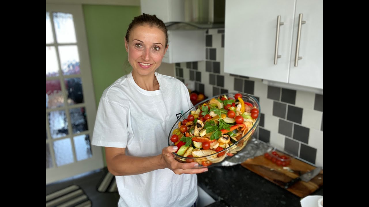 Piersi z kurczaka pieczone z warzywami - FIT6