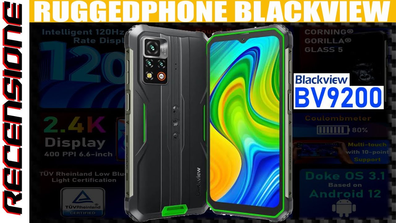 Smartphone RUGGED da usare ogni giorno? RECENSIONE Blackview BV9200