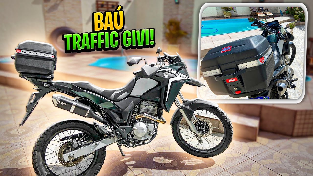 COLOQUEI O BAÚ GIVI NA XRE 300 RALLY