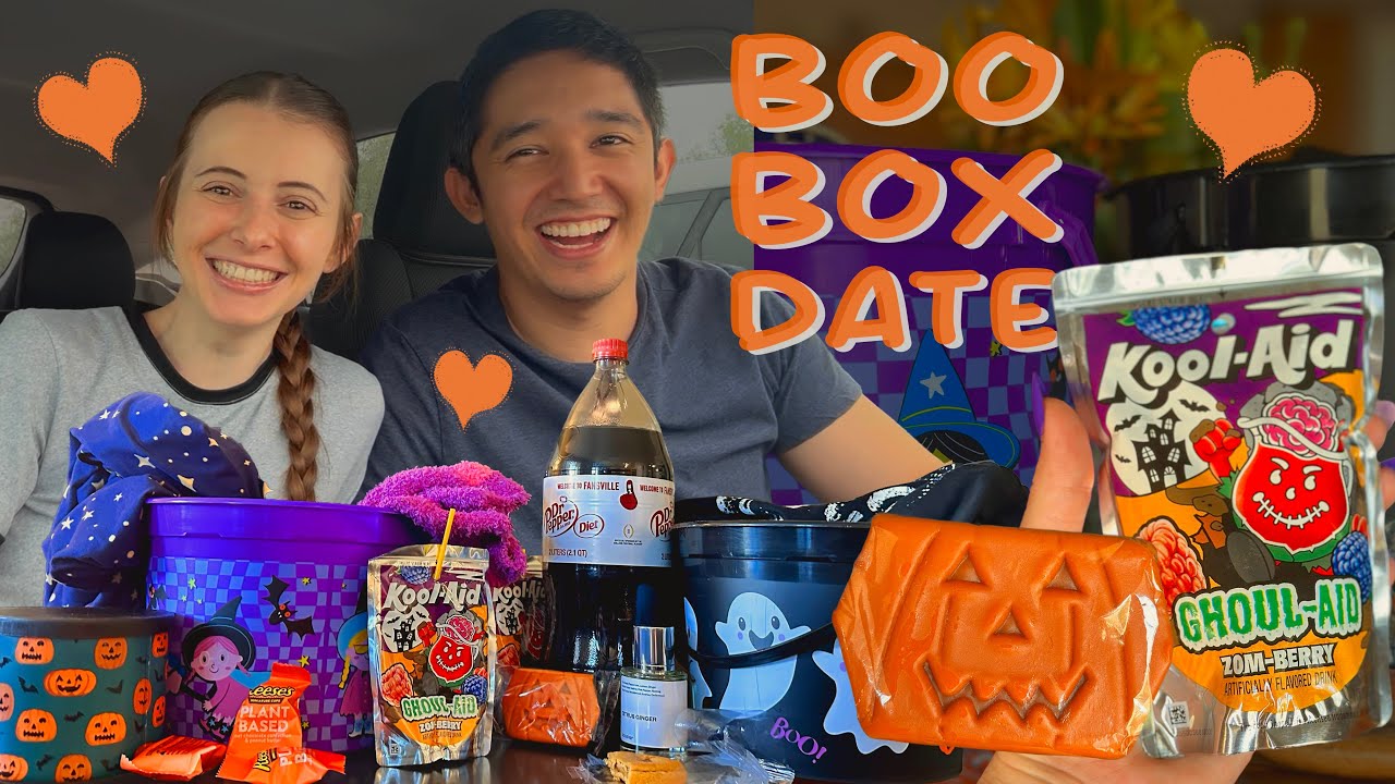 BOO Box Date! Our Cozy Couple Halloween Gift Exchange 🎁👻