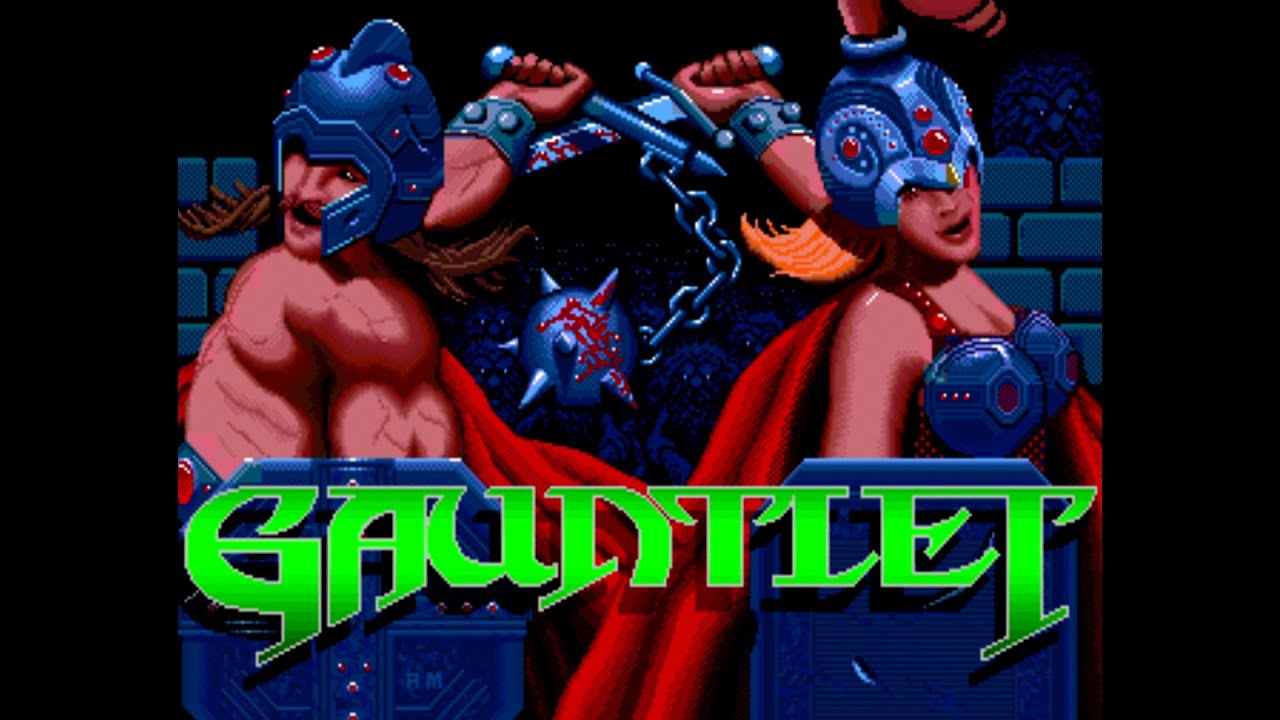 Gauntlet (1985) Arcade - Warrior - lvl 1-50 | Gameplay [4K]