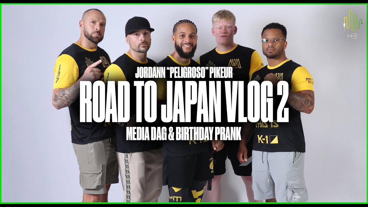 ROAD TO JAPAN VLOG #2 Media Dag & Birthday Prank