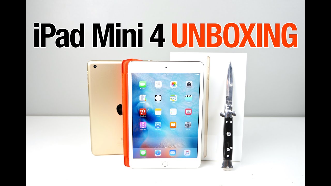 iPad Mini 4 Unboxing & First Impressions