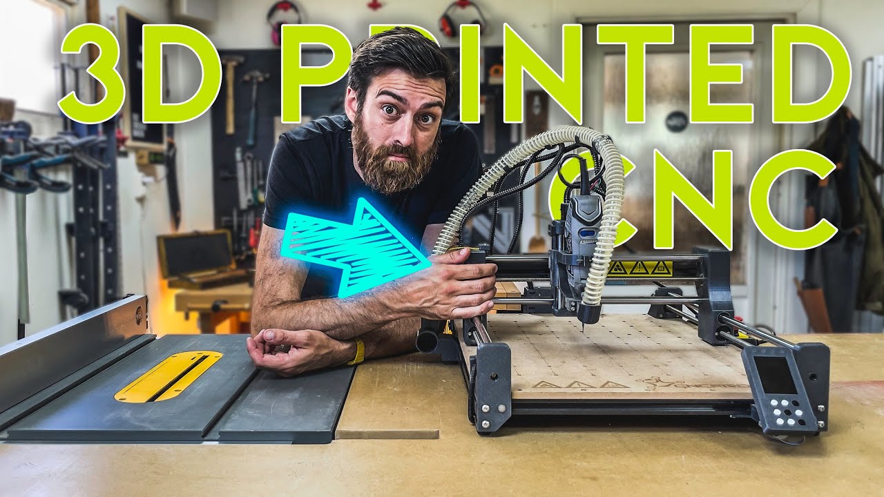 Trying out a 3D printed CNC!