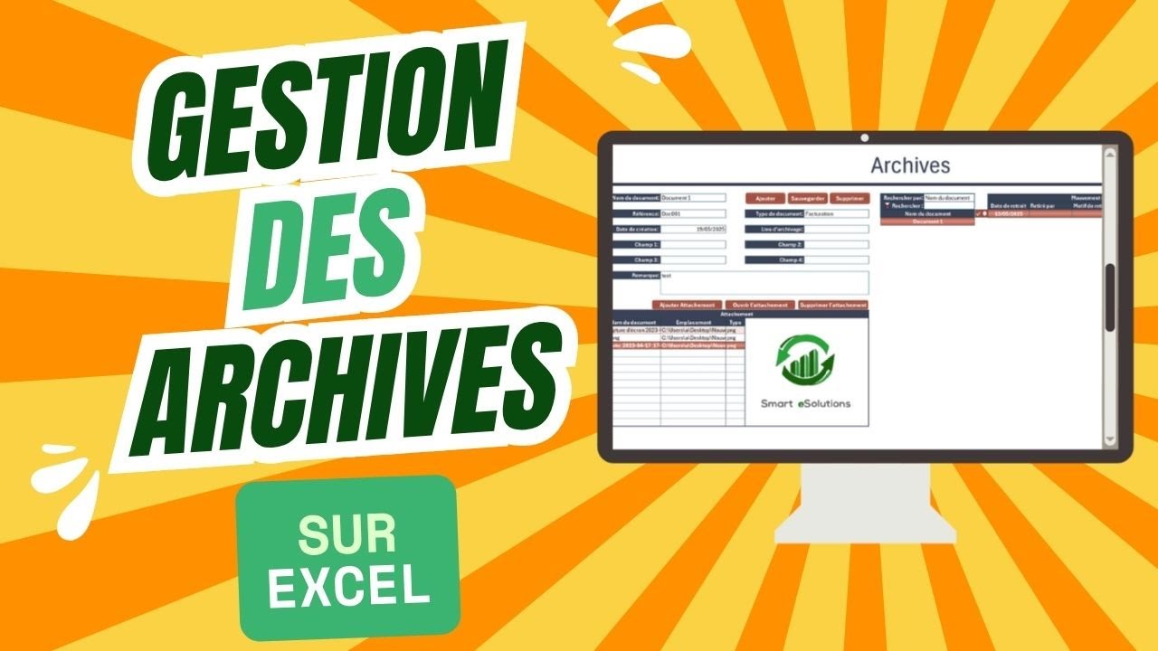 Gestion des Archives sur Excel : Application Prête à l’Emploi
