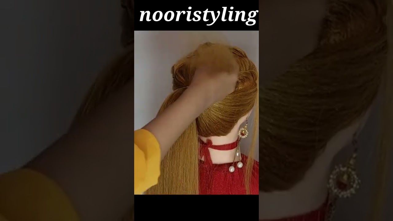 stylish ponytail hairstyles #hairstyle #shortvideo #shorts #youtubeshorts #Nooristyling