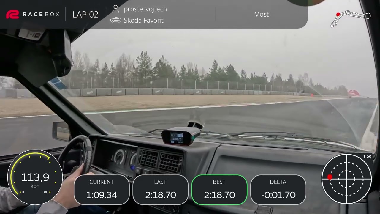 Škoda Favorit Turbo Autodrom Most 28.2.2026 - Morko