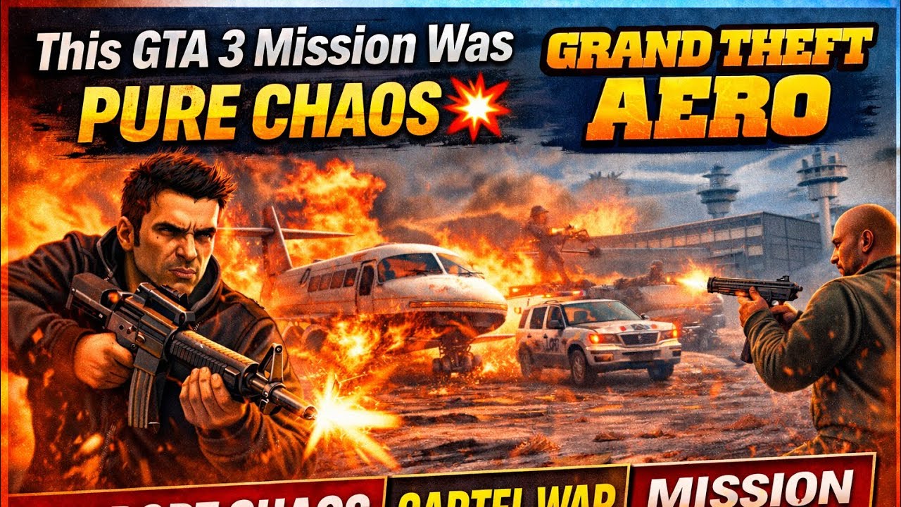 “The Most Dangerous Airport Mission in GTA 3 ✈️”