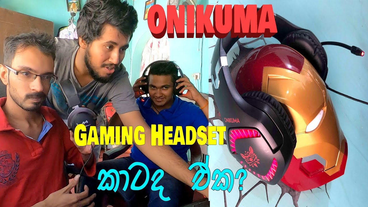 NIKO Vs ChAbhi  කාටද ONIKUMA Gaming Headset ඒක?