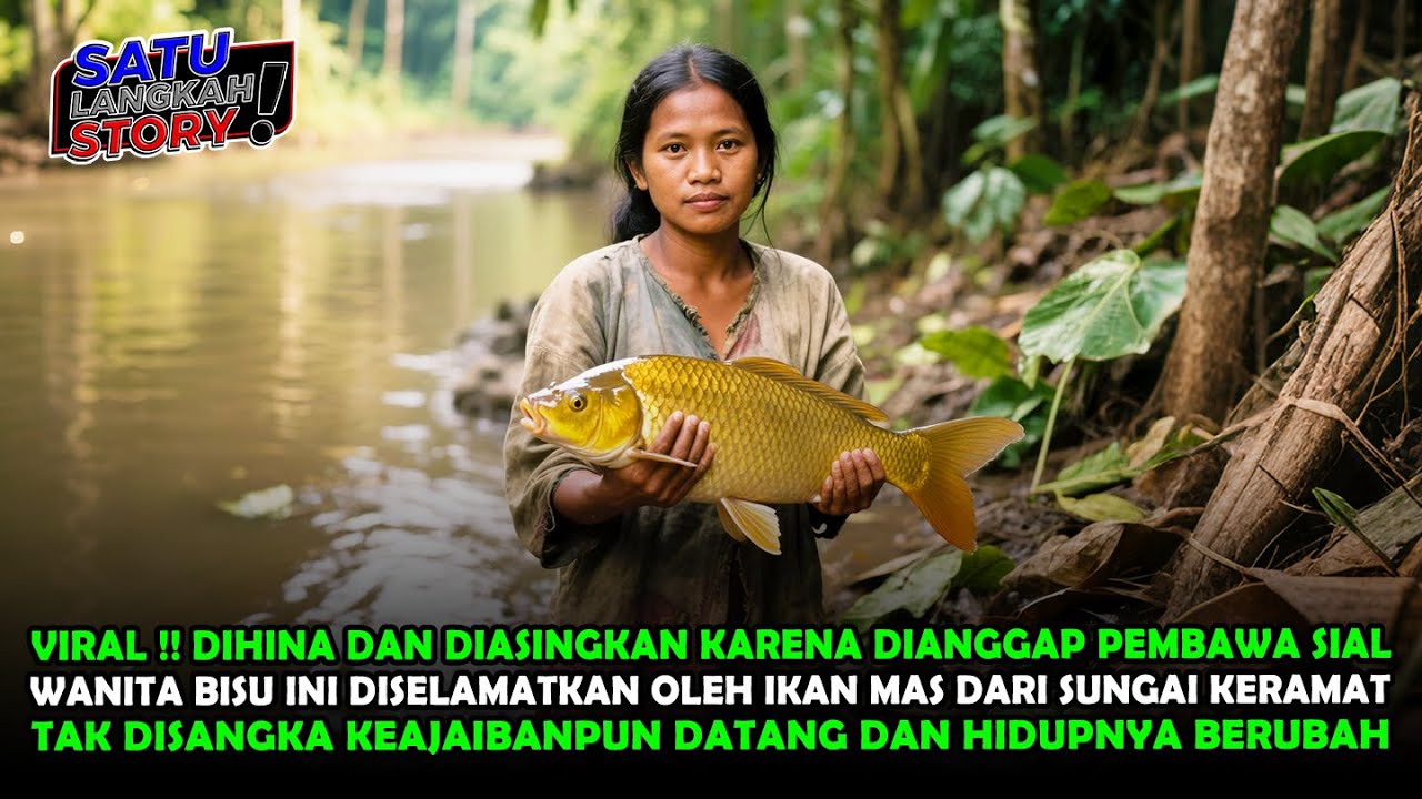 VIRAL !! DIASINGKAN WARGA DESA, WANITA BISU INI DISELAMATKAN OLEH IKAN MAS DARI SUNGAI KERAMAT