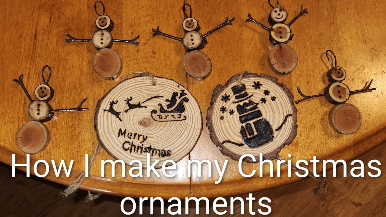 How to make handmade Christmas ornaments #handmade #ornaments #DIY”