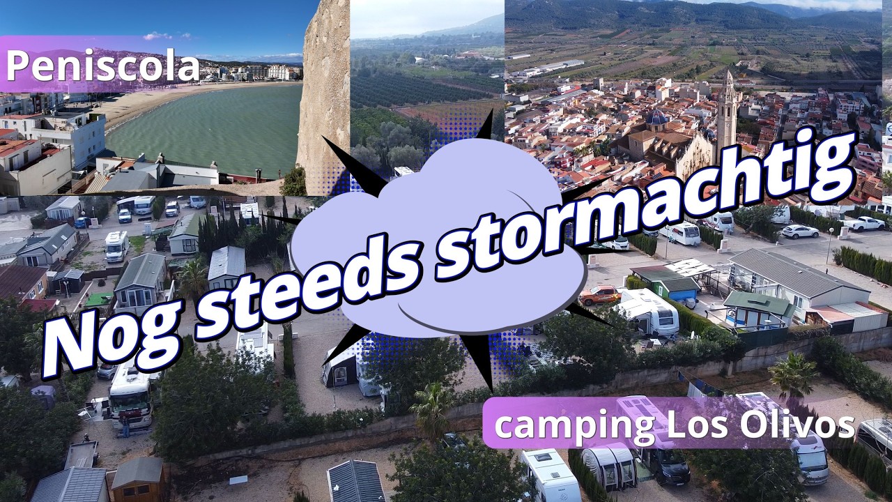 Spanje Peniscola deel 3 #peniscola #kamperen #caravan #spanje #losolivos #camping #collvert