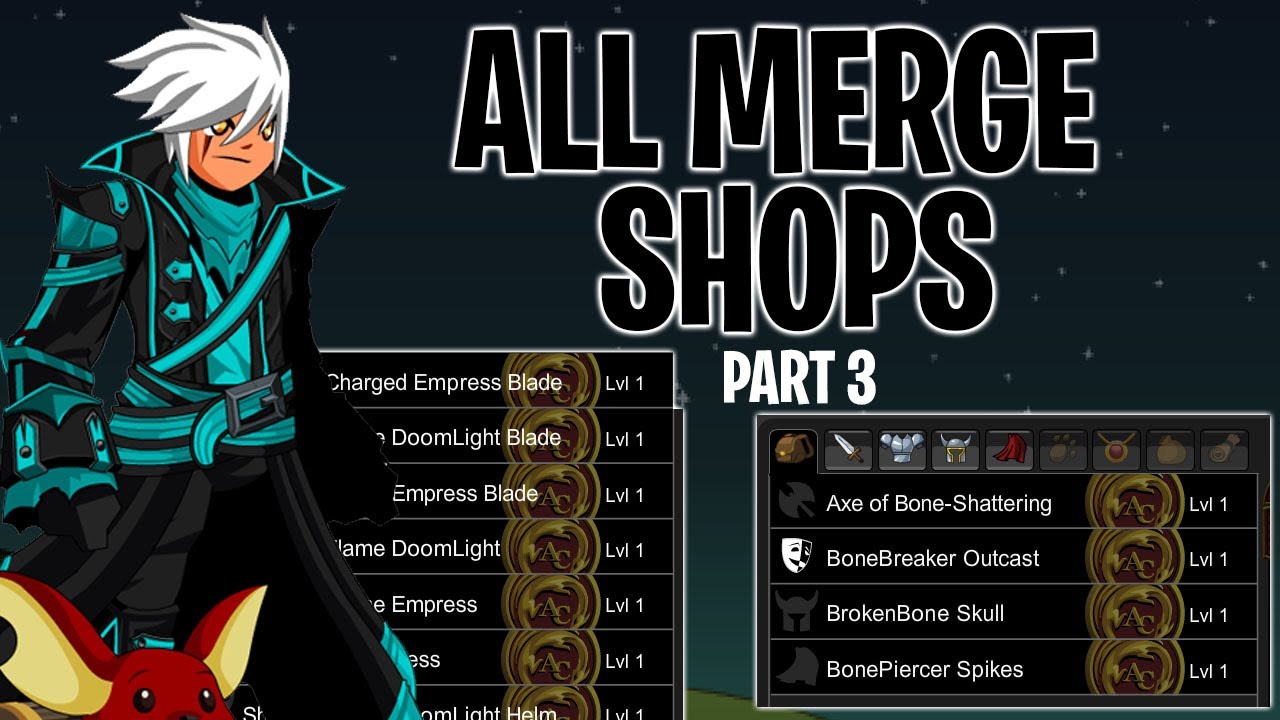 Лучшие магазины слияния в AQW (Часть 3) | Бесплатный игрок - AC Tagged - Участник