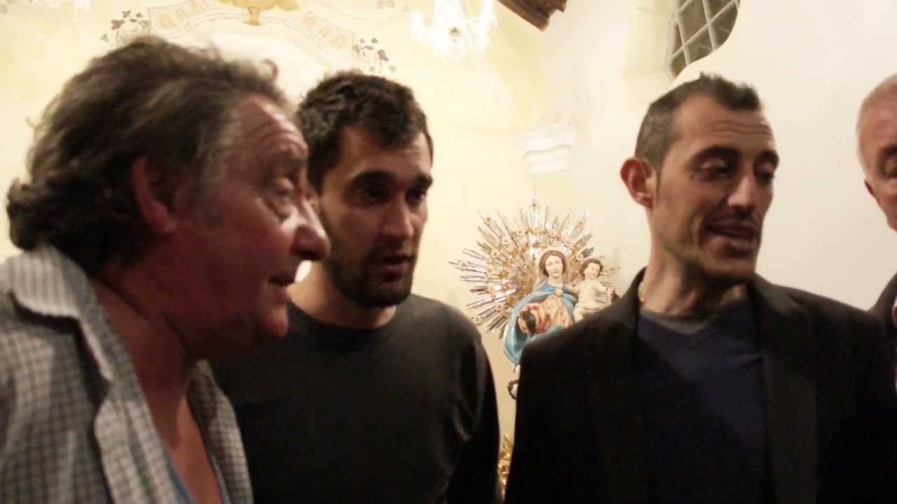 Trallallero "Fuxe de Zena" alla Madonna delle Vigne in Valpolcevera Genova
