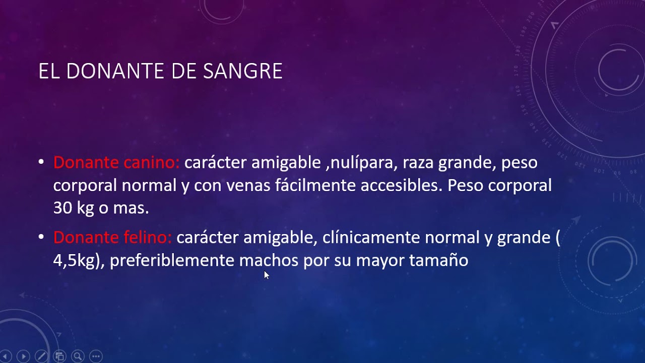 Transfusión sanguínea en perros y gatos. Primera parte