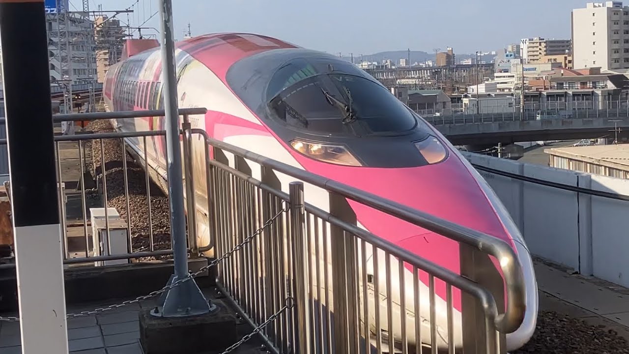 【キティ新幹線】ほどなくお別れです　500系ハローキティ新幹線