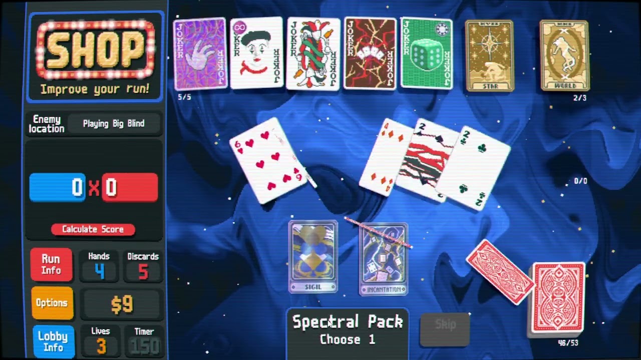 Balatro Game 1 vs 2k Red Deck Black Stake PTT