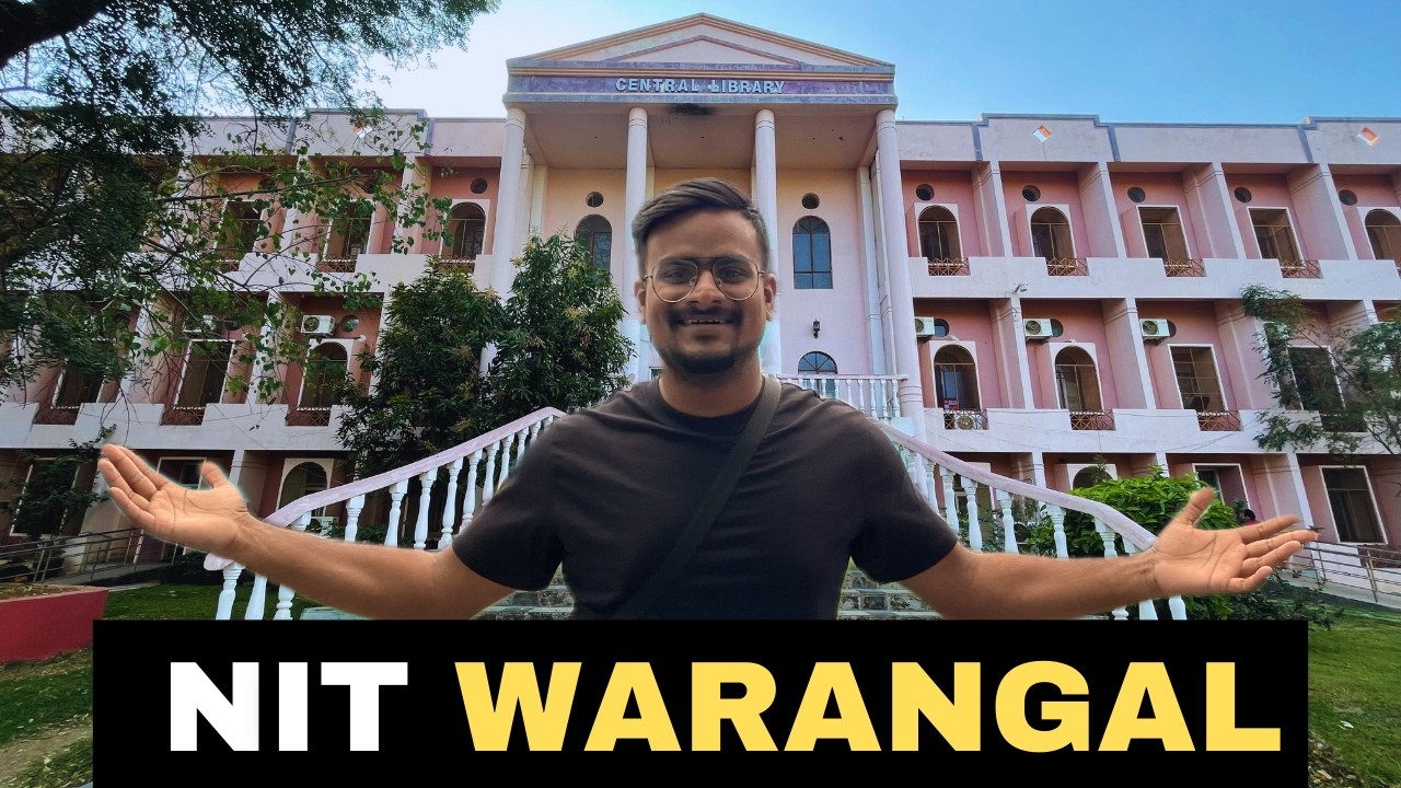 NIT WARANGAL Campus Tour | Hostel Room | Mess | Placement Vlog | JEE MAINS Result April 2025 Review