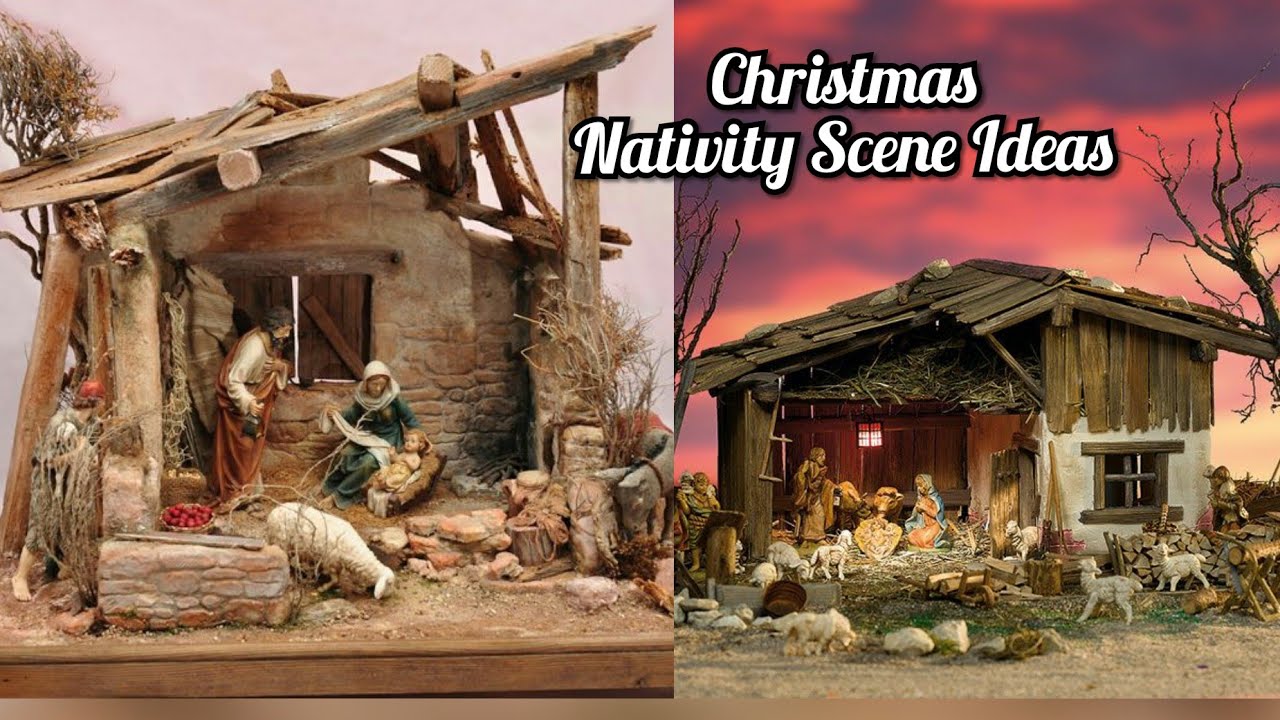 2019 Christmas Nativity Scene Ideas / Christmas Village Nativity Set Collection