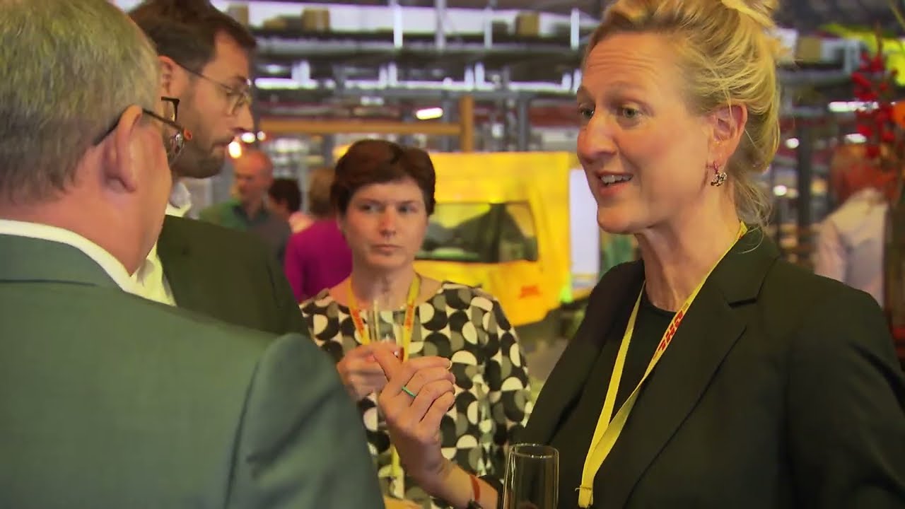 Impressie van opening DHL CentralHub in Dordrecht
