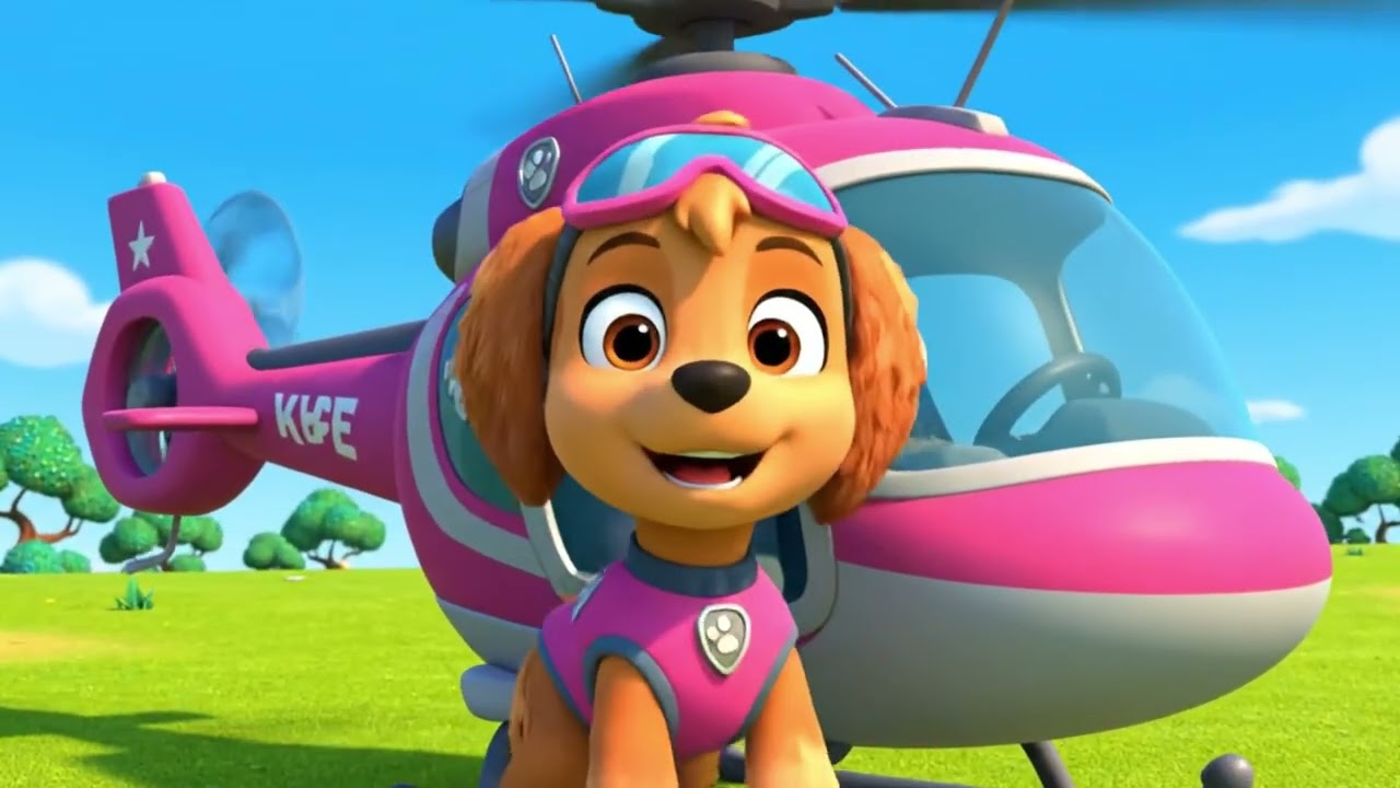 Paw Patrol Skye y la Carrera en el Cielo 🚁☁️ | Canciones para Niños y Bebés