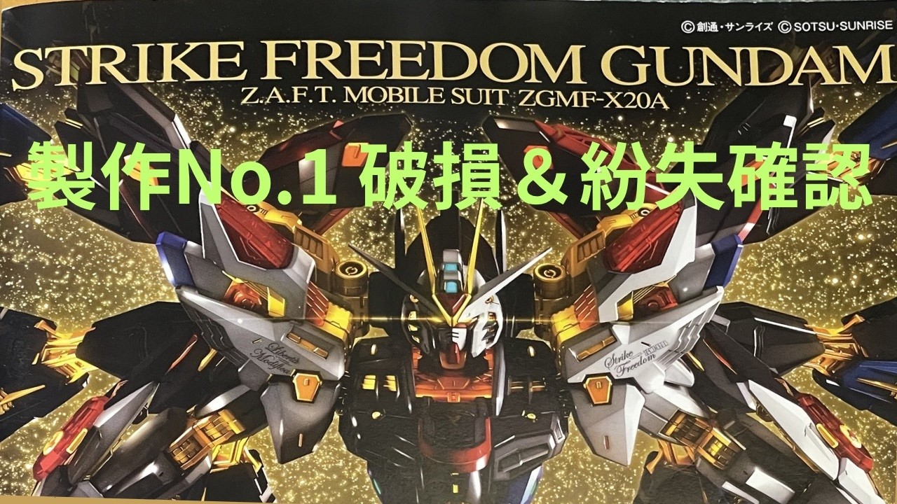 【ガンプラ】MGEXストライク フリーダム ガンダム製作No.1です。
