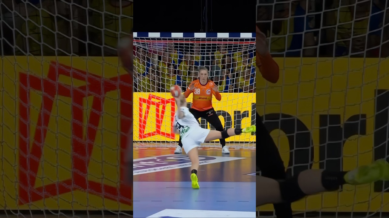 🧠 Anticipation or shot reading?! 🫣#h&aring;ndbold #handball #ehfeuro2024 #goalkeepersaves
