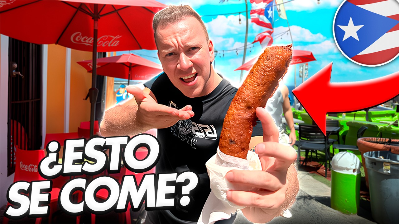 PROBANDO COMIDA CALLEJERA EN PUERTO RICO ft. @elviajerojuanortega