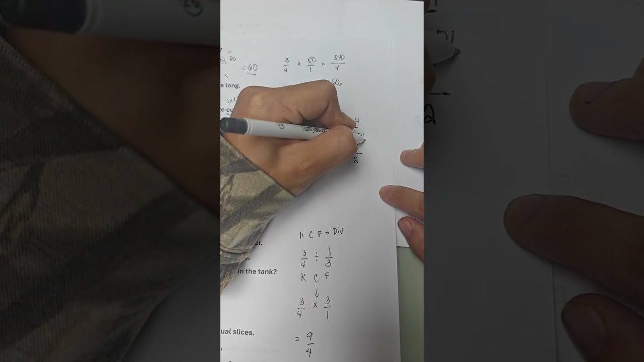Fractions and Percentages 