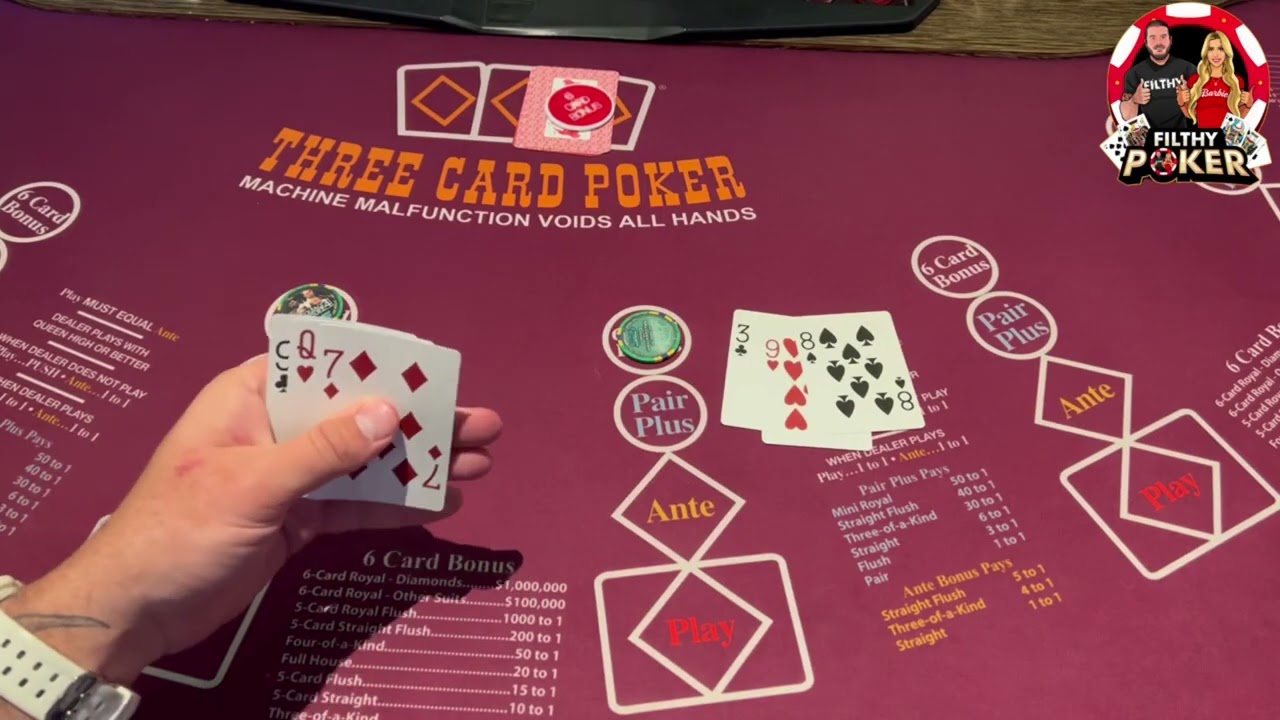 $600 BETS 3 card poker!