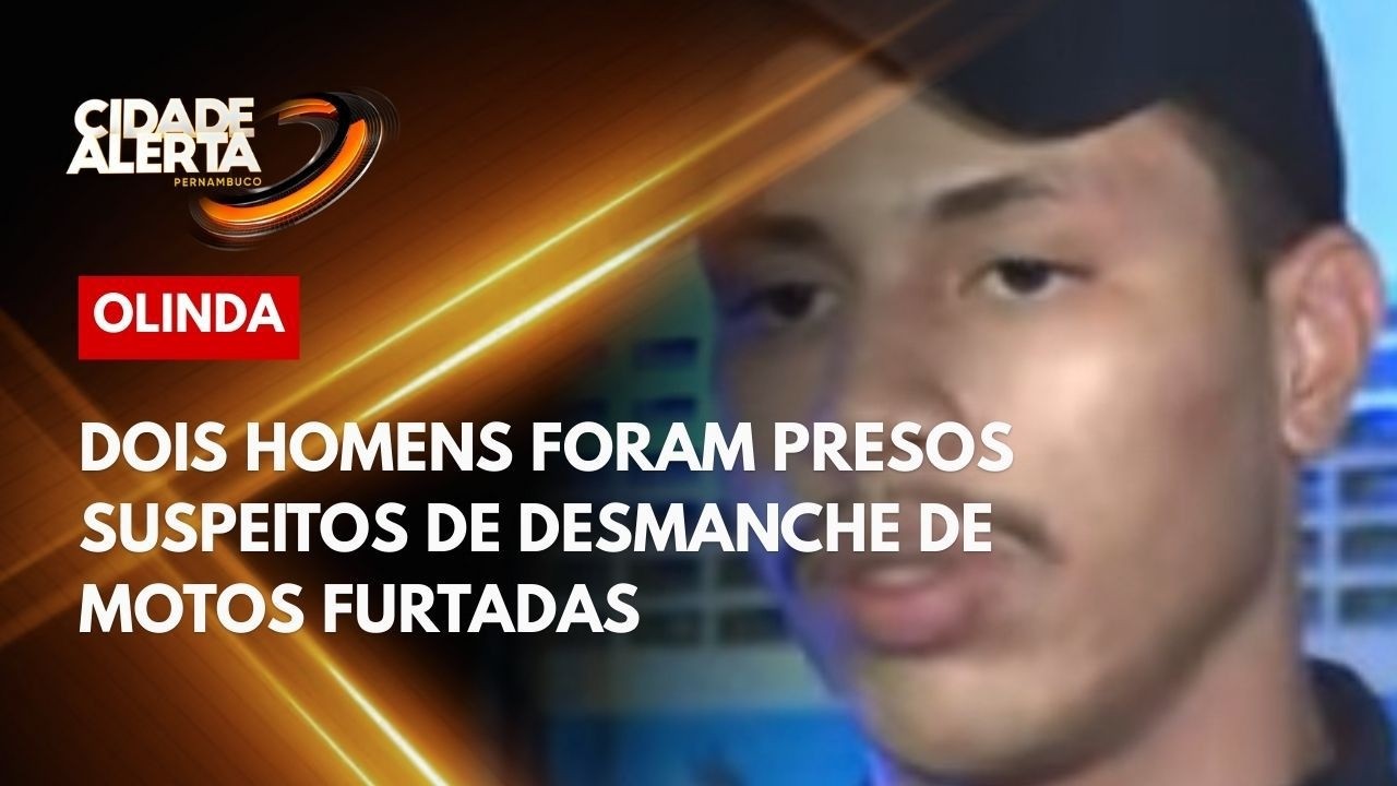 Dois homens são presos em casa onde faziam desmanche de motos furtadas
