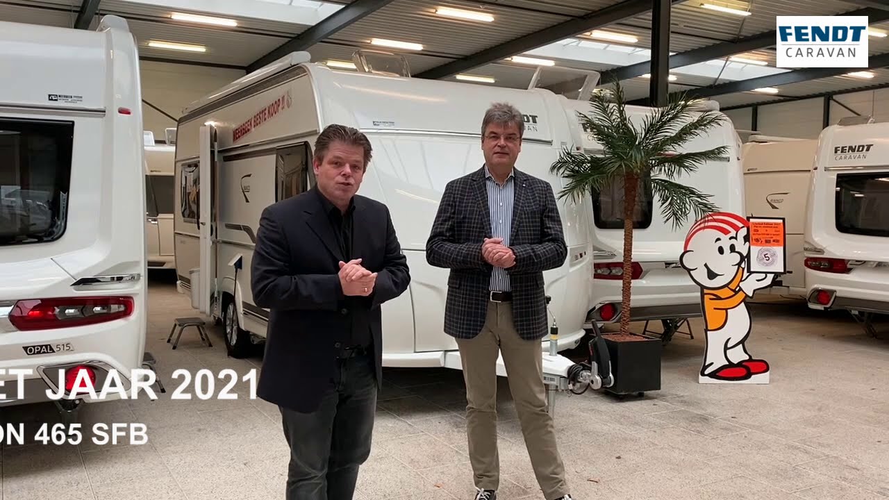 Fendt Bianco Selection 465 SFB caravan van het jaar 2021 nu met voordeel bij Meerbeek Caravans & Cam
