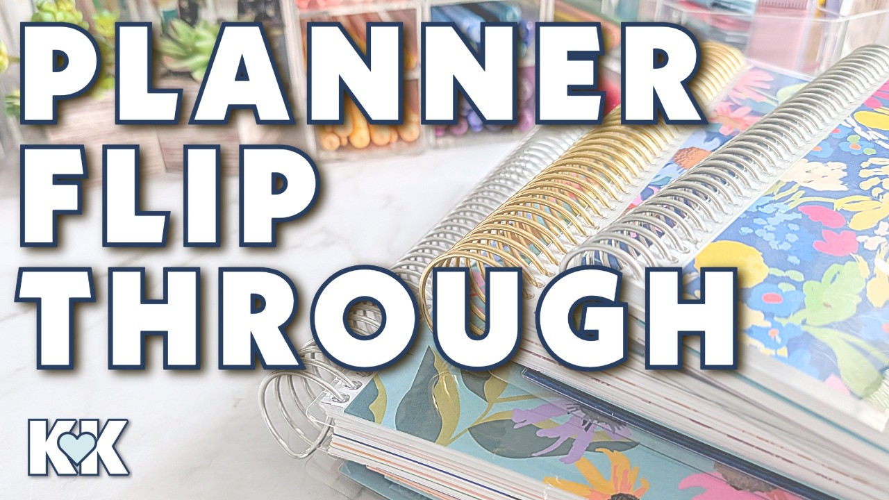 Erin Condren Functional Planner Flip Through March 2026 How I Used My Planner to be Productive