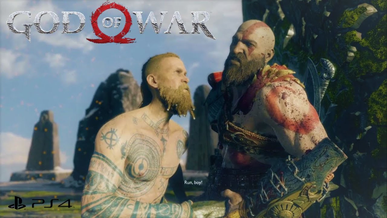 (PS4) Kratos Vs Baldur Second Encounter Boss Fight - God of War 2018