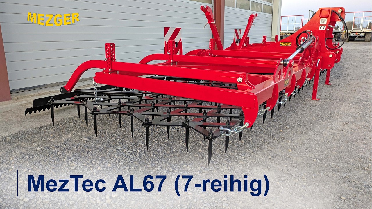 MezTec Ackeregge AL67 mit Schleppe (7-reihig) | Mezger Landtechnik