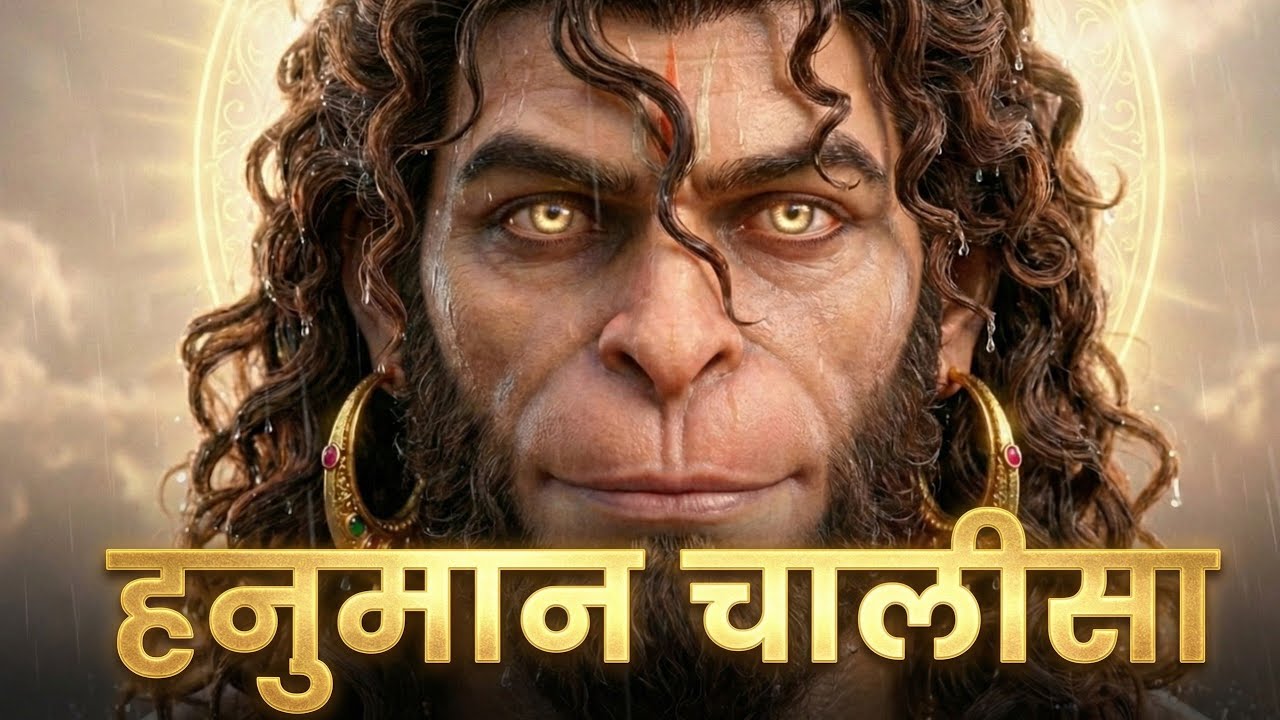 Hanuman Chalisa Full | 8K Ultra HD | Peaceful & Powerful Bhajan