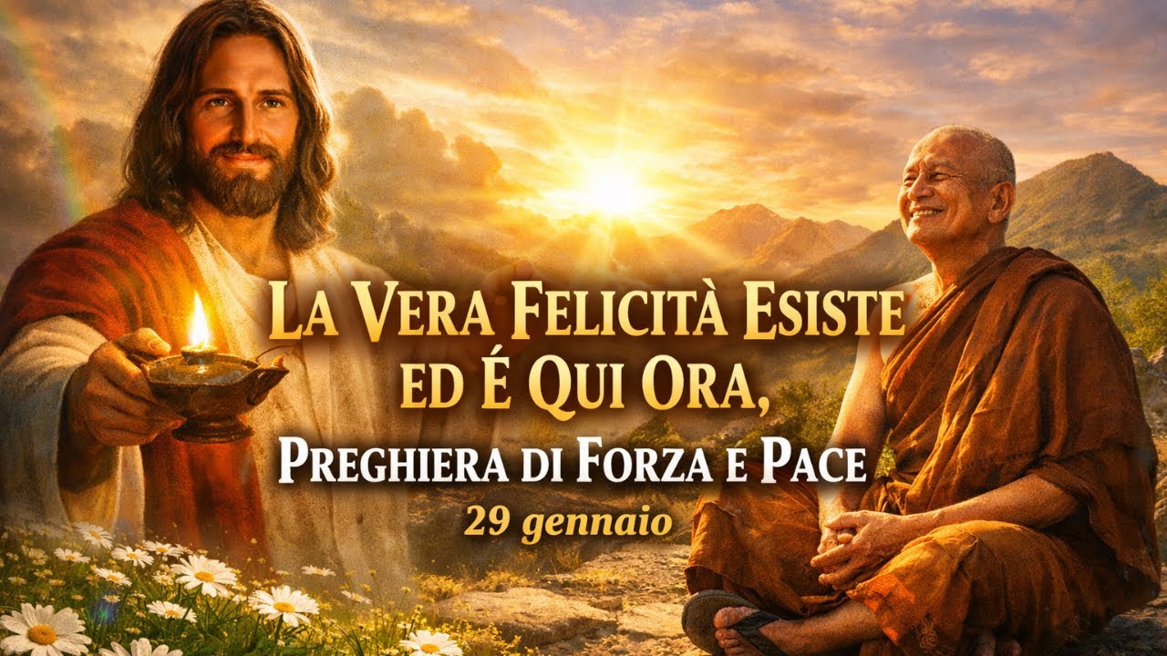 La Vera Felicità Esiste ed È Qui Ora, Preghiera di Forza e Pace, 29 gennaio