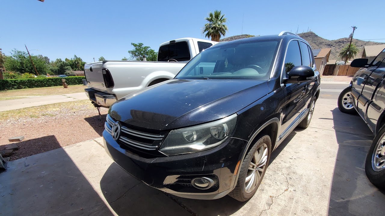 2012 al 2017 volkswagen tiguan 2.0 como cambiar bujes de las orquillas de enfrente