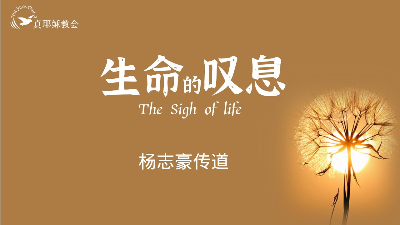 2.生命的嘆息(中英)楊志豪傳道