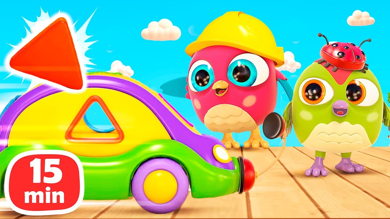 HopHop die Eule - 15 Minuten Kompilation mit HopHop und Tock Tock. Cartoons f&uuml;r Kleinkinder